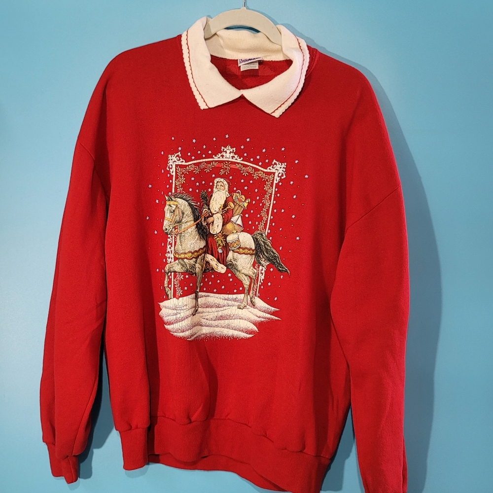 Beautiful Christmas Themed Heavy Sweatshirt